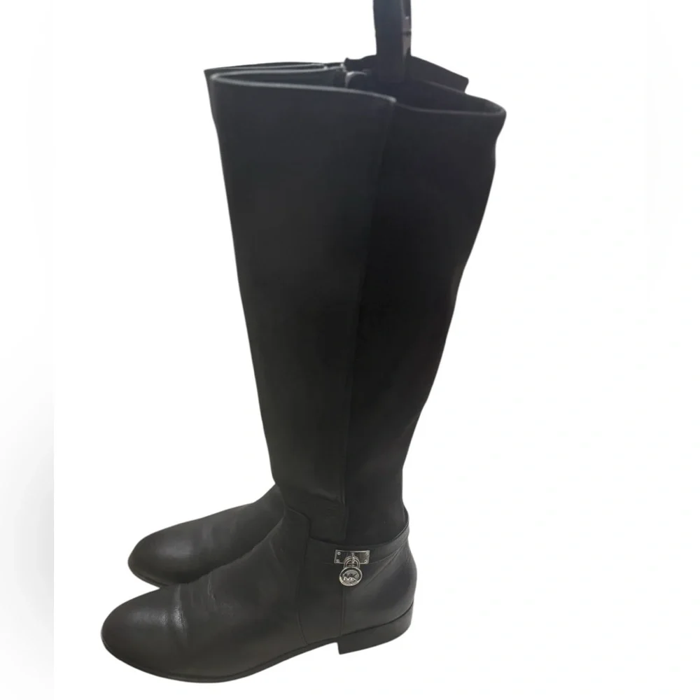 Michael Kors Hamilton Stretch Leather Boot.